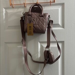 Steve Madden Brown Mini Bag with Adjustable Strap